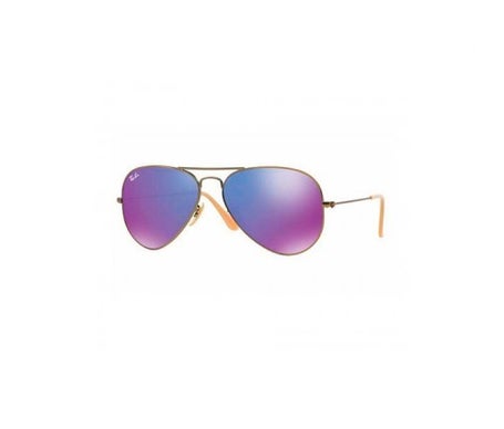 violet mirrored ray bans