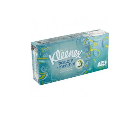 Kleenex Pañuelos mentolados plus 1 paquete 72 unidades